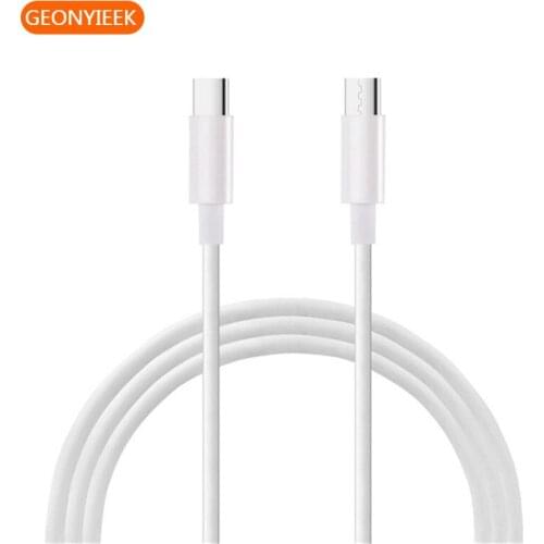 GEONYIEEK USB Type-C Charging Cables Fast Charge 2 In 1 Transmission Double 60w Fast Charge Line 3A Usb C To Usb C