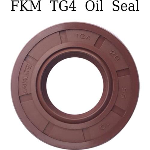 Brown FKM Fluorine Rubber Spring Three Lip TG4 Gasket Radial Shaft Skeleton Oil Seal ID 70mm
