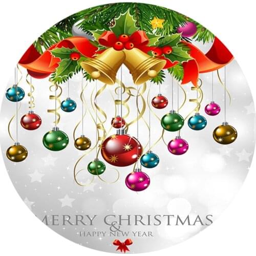 Round Spill-Proof and Water Resistance Microfiber Tablecloth, Decorative Table Cover