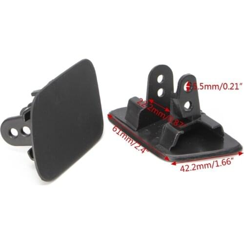 Car Front Left Right Headlight Washer Jet Spray Nozzle Cap Cover for bmw X5 E70