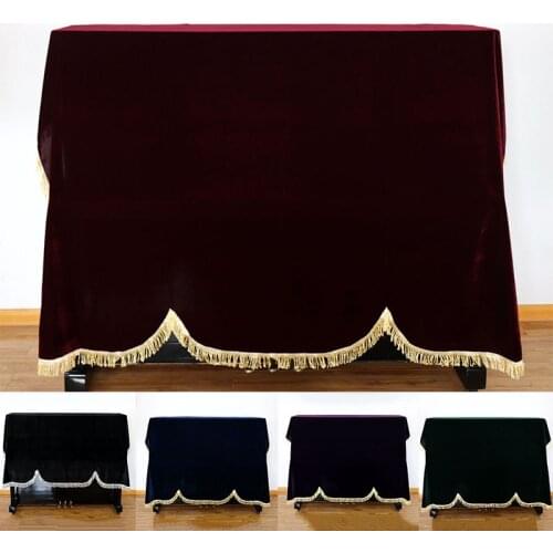 Stool Cover Home Texile Gold Velvet Cloth Cover 1 PCS Dust-proof Thick Piano Accessories Piano Cover Pleuche