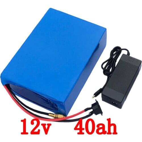 12v 40ah Lithium battery 12V 40AH electric bicycle battery 12V 40000mah Lithium ion battery with 12.6V 5A charger