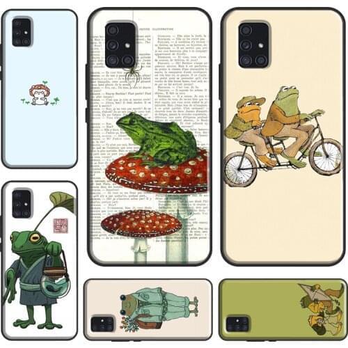 Kawaii Cute Frog Case For Samsung A12 A32 A42 A52 A72 A20e A21S A11 A31 A51 A71 A70 A50 A10 A20 A02 S Cover