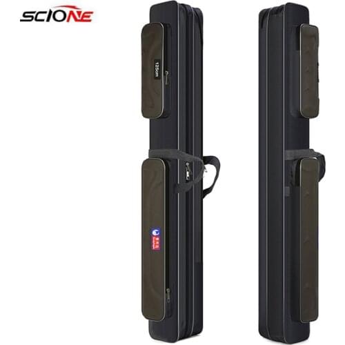 Outdoor 3 Layer Fishing Bag Steel Wire Backpack Fishing Rod Reel Carrier Bag Fishing Pole Tackle Carry Case Bag X184G