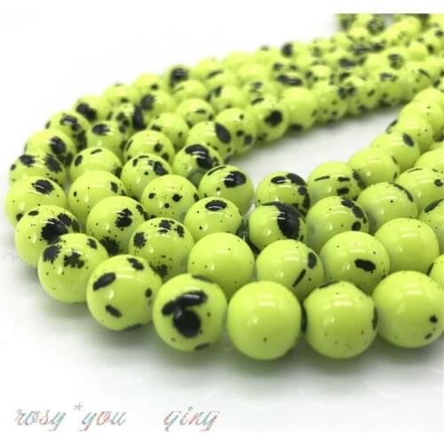 Wholesale 16 Colors Spider Web Pattern Glass Beads Space Jewelry Wholesale Beads DIY Bracelet Necklace Jewelry #01