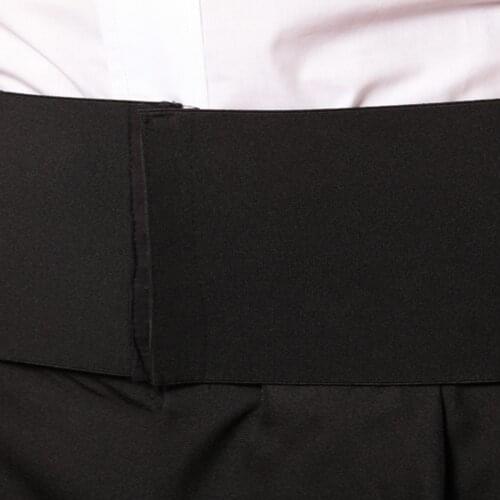 Headband waiter waist high elastic black service Room bar Restaurant hotel