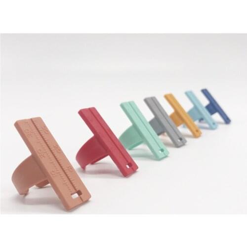 Dental Endodontic Finger Plastic Ruler Measure Root Canal Needle Scale Endo Denist Instrument Tools Multicolor