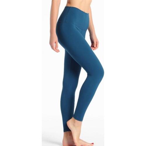 OZAGREL NWT Women Sports Yoga Super high waist Pants Solid Ankle-Length Pants Skinny 4-way stretch fabric 7/8 Leggings
