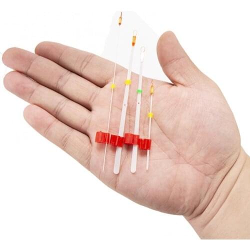 10Pcs Fishing Extension Rod Small White Winter Ice Fishing Extension Rod Pole Saltwater Freshwater Fishing Tackle