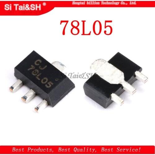 20PCS 78L05 SOT89 SOT SMD SOT-89 Triode new and original