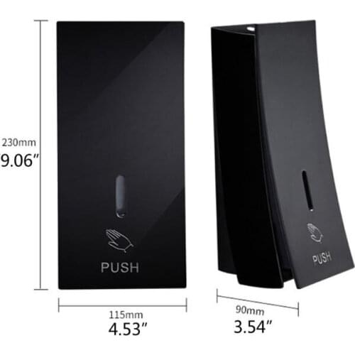 450ml Bathroom Shampoo Soap Dispenser Shower Pump Wall Mounted No Drilling Fit Q0KA