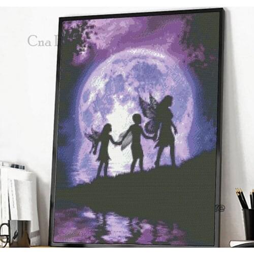 5D DIY diamond painting Full square/round Elf girl Embroidery Pattern 3D Cross stitch kits mosaic wall stickers