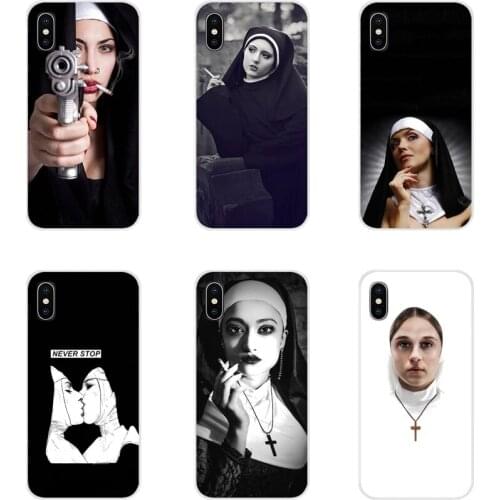 Accessories Phone Cases Covers For Huawei Y5 Y6 Y7 Y9 Prime Pro GR3 GR5 2017 2018 2019 Y3II Y5II Y6II Sister nun