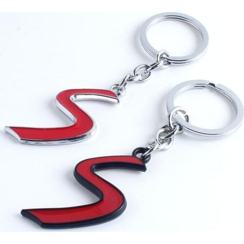 Car Keyring Keychain Key Ring Key Chain Holder For BMW MINI John Cooper works S R56 R50 R56 Clubman F56 F55 Countryman Pendant