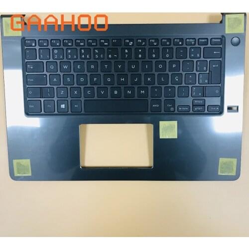 Brand new laptop BR backlit keyboard palmrest assembly for DELL VOSTRO14-5000 5468 V5468 w/ figerprint hole
