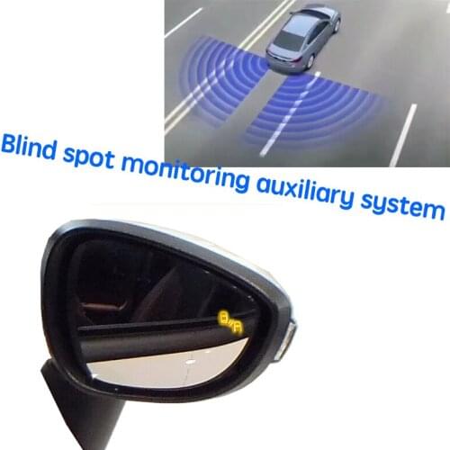 Car BSD BSM BSA Blind Area Spot Warning Drive Mirror Rear Radar Detection System For Ford Fiesta MK6 2009~2019