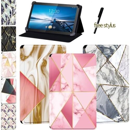 Cover Case for Lenovo Smart Tab M8/Smart Tab M8 LTE 8"/Smart Tab M10/Smart Tab M10 LTE 10.1/Tab M10 - Shape Pattern Tablet Case