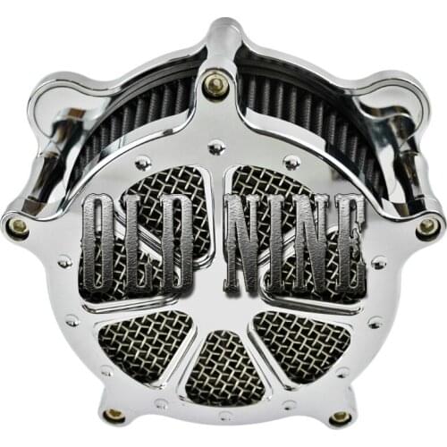 Motorcycle CNC Air Filter Cleaner Intake Chrome Air Cleaner kits For Harley Sportster XL883 Touring Dyna FXDLS Softail Fat Boy