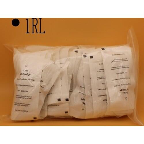 50pcs/Box 1RL Cartridge Needles Disposable Sterilized Tattoo Permanent Makeup Needles Tips for Eyebrow lip Body Tattoo