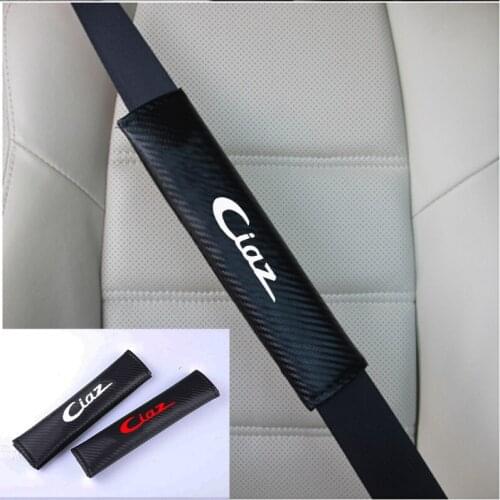 PU Fashion Car Seat Belt Cover Car Seat belt shoulder Pads for Suzuki Ciaz
