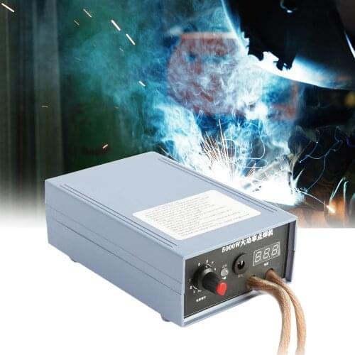 Spotwelder Kit Portable Adjustable 5000W Powerful 18650 Battery Spotwelding Machine for Soldering Spot Welder Welding Tool