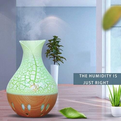 New USB Aroma Diffuser Mini Ultrasonic Air Humidifier Wood Grain Atomizer Aromatherapy Essential Oil Diffuser for Home Office