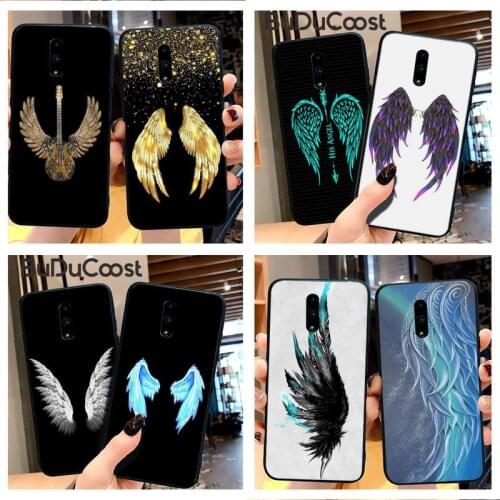 Reall Beautiful Angel wings feather TPU Soft Phone Case For Redmi 6 4X 7 7A 8 GO K20 Note 4 4X 5 5A 6 6 Pro 7 8 8pro