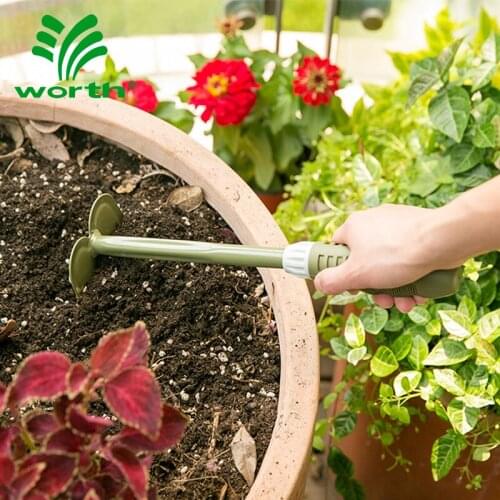 Gardening Household Flower Planting Hoe Pot Loose Soil Vegetable Garden Digging Ground Weeding Tool