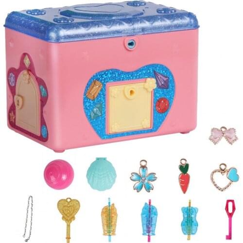 Interesting Jewelry Box Lovely Large Capacity Lightweight Plastic Cartoon Kid Toddler Musical Treasure Box for Gift