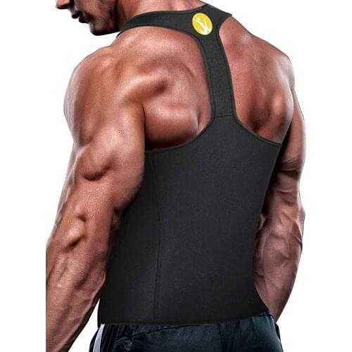 Workout Vest Slimming Corset Shapewear Gym Men Muscle Sleeveless Shirt Tank Top Neoprene Sauna Sweat Vests