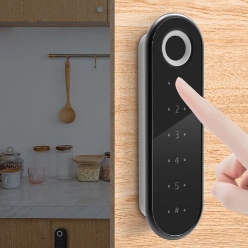 Drawer Intelligent Electronic Fingerprint Lock File Cabinet Lock Storage Cabinet Password Lock Cabinet Furniture Door Lock