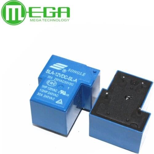 20pcs SONGLE Power Relay DC 12V SLA-12VDC-SL-A Integrated Circuits Automation Kits
