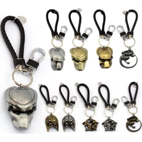 Alien Predator Keychain AVP Mask Key Rings for Bags Car Key Jewelry Chaveiro Classic accessories for Women Men