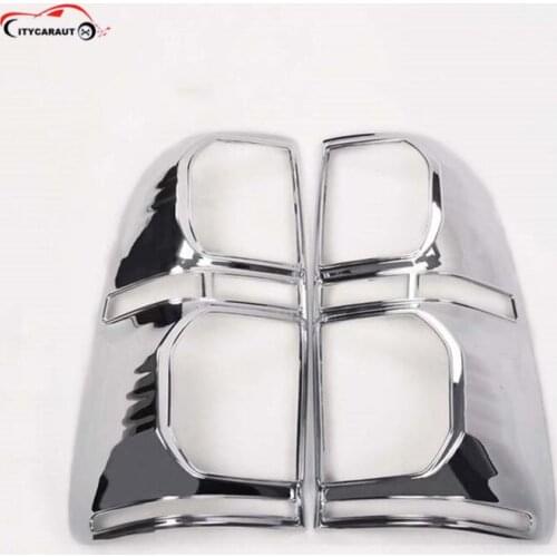 CITYCARAUTO car styling FOR 2012-2014 Hilux Accessories ABS Chrome Design Rear Lamp Cover For Hilux Vigo Tail Light Casing Parts