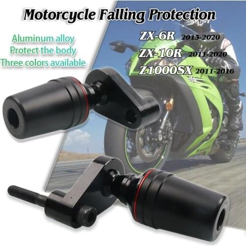 For KAWASAKI ZX-6R ZX6R ZX 10R ZX-10R Z1000SX Z1000 SX Motorcycle Falling Protection Frame Slider Fairing Guard Crash Protector