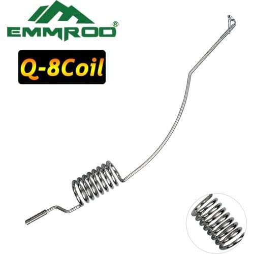 Emmrod Q-8 Coil Fishing Casting Rod End Only Stainless Ocean Boat Fishing Rod Great for Casting Fishing Bait Casting Rod