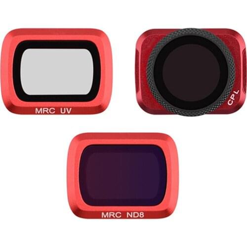 Camera Lens Filter for DJI Mavic Air 2 Drone Adjustable CPL ND8 UV Filter Kit for Mavic Air 2 Drone Camera Lens