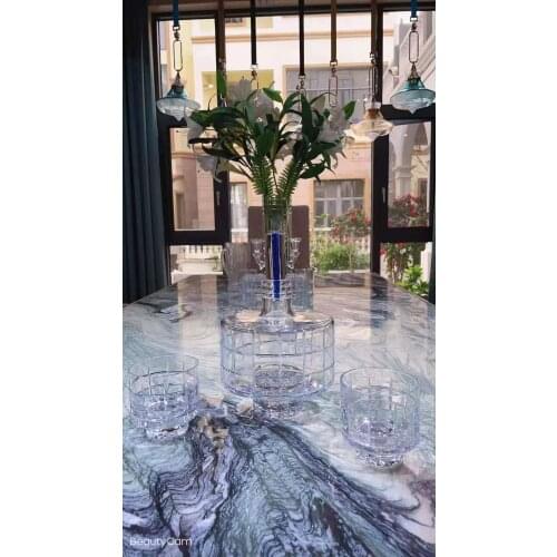 2kg crystal decanter wine bottle & crystal cup