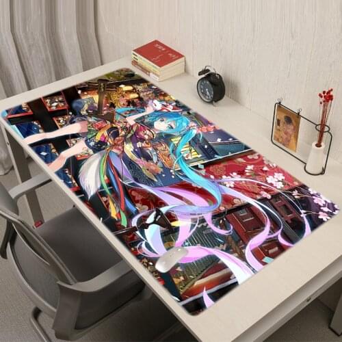 Cartoon Girl Mousepad Hot Pad Gaming Mouse Pc Computer Gamers Accessories Mat Gamer Cabinet Mause Anime Keyboard Desk Mausepad
