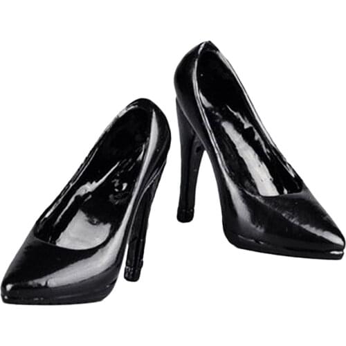 1/6 Scale , , Kumik, Female Black High Heel Shoes Doll Accs