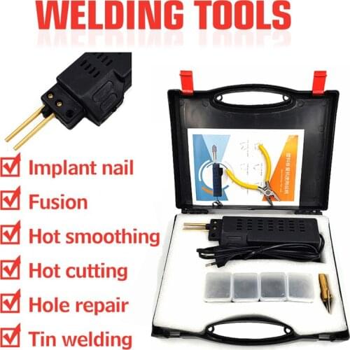 Car Bumper Repair Machine Hot Staplers Plastic Repair System Welding Gun Bumper Fairing Auto Body Tool Plastic Welder Staple