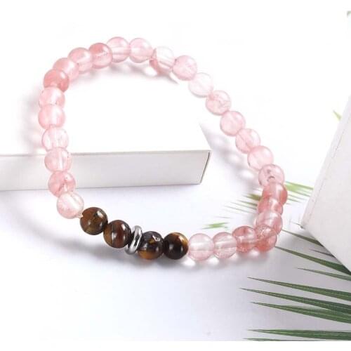 Fashion Bohemian Bracelet Natural Stones Space Copper Bead Boho adjustable Womans Handmade Bracelets Jewelry For Women