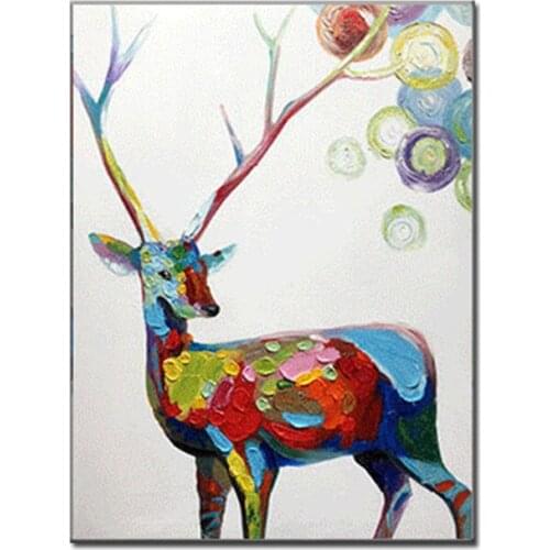 Scandinavian Poster Winter Forest Moose Christmas Pine cone reindeer Wall Art Canvas Oil Painting Decoration Picture Living