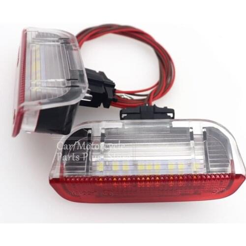 Car Door Warning Lights Welcome Projector Lamps For VW Passat B6 B7 CC Golf 6 7 Jetta MK5 MK6 Tiguan Scirocco Superb EOS