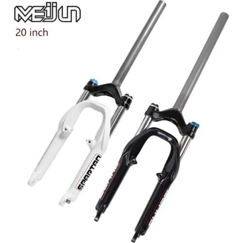 Extension head tube 20 inch mountain folding bike suspension lock front fork hydraulic front shock absorber folding modification