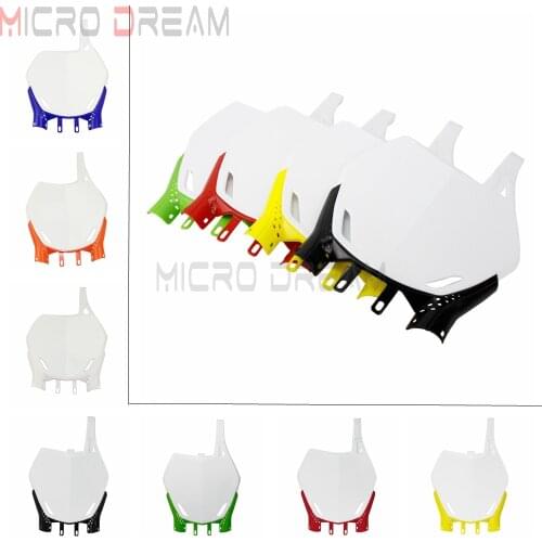 Motocross Universal Front Number Plate For Kawasaki Suzuki Yamaha Honda EXC CRF CRM KLR KLX WRF DRZ RM YZ 85 125 150 250 450