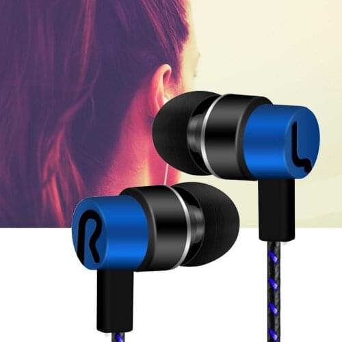 Universal In-Ear Earphone Stereo 3.5mm Headphones Super Sport Metal Earbuds Phone Bass Earphones Noise Reduce For Mobile No A8X3