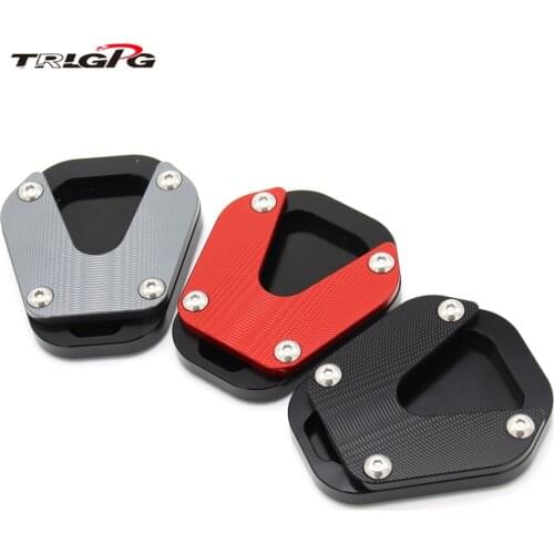 Motorcycle Aluminium Alloy Kickstand Support Plate extend For Benali BJ600GS/BN600 TNT135/ TRK502/502C/752S Black Red Titanium