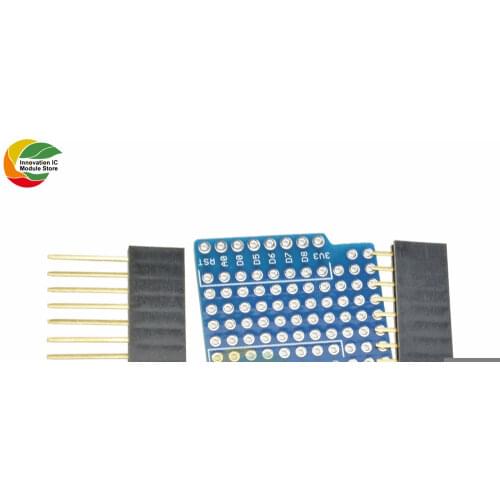 ProtoBoard Shield for WeMos D1 Mini Double Sided Module Perf Extension Board Compatible For Arduino