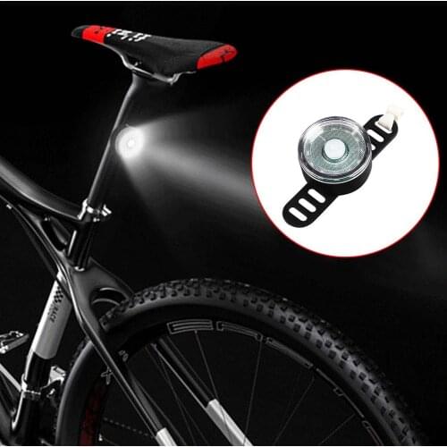 Mni Mountain Bike Tail Light Waterproof USB Rechargeable Helmet Taillight Lantern For Bicycle LED Safety Night Riding Tail Light